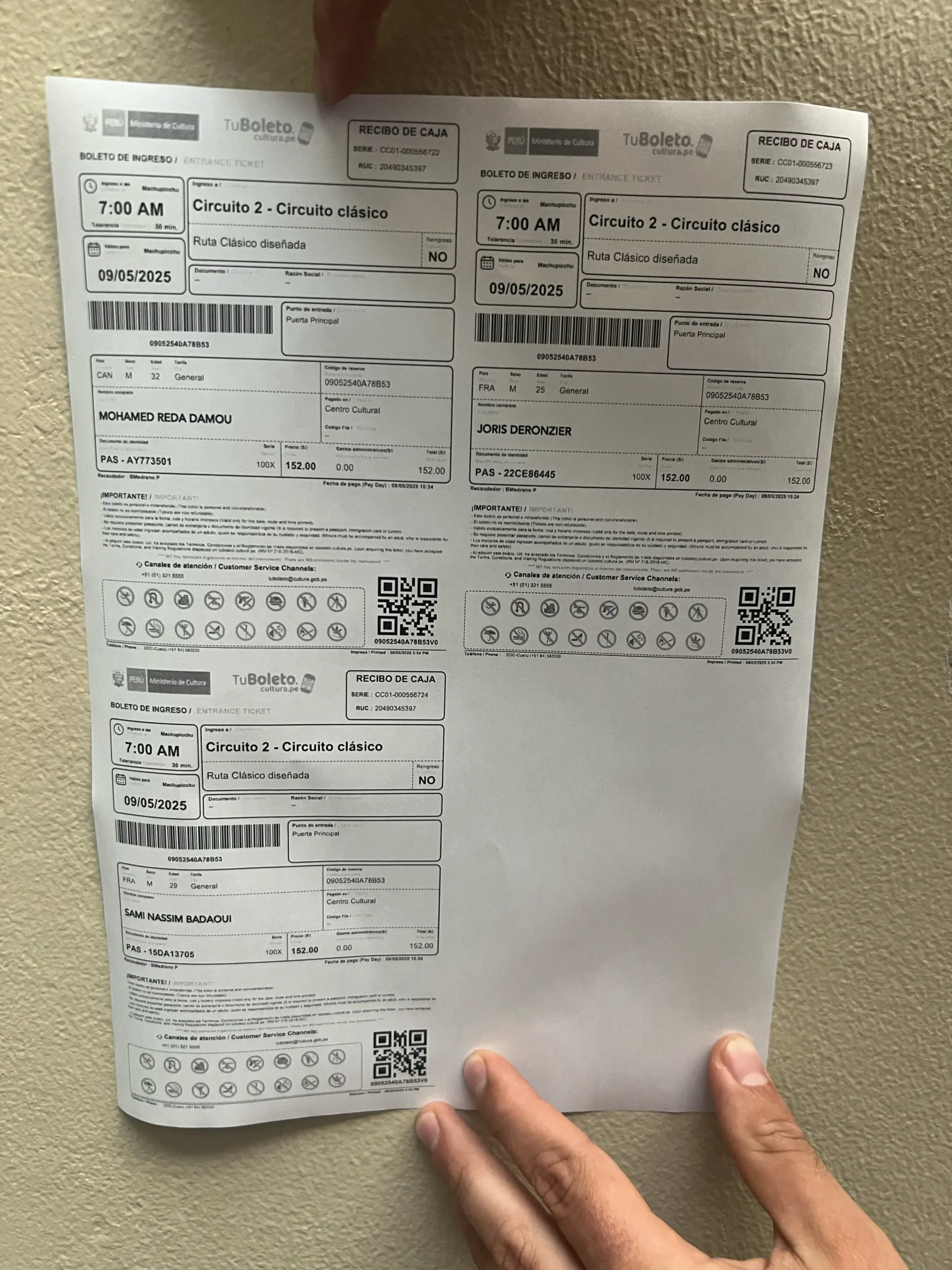 Ticket Machu Picchu